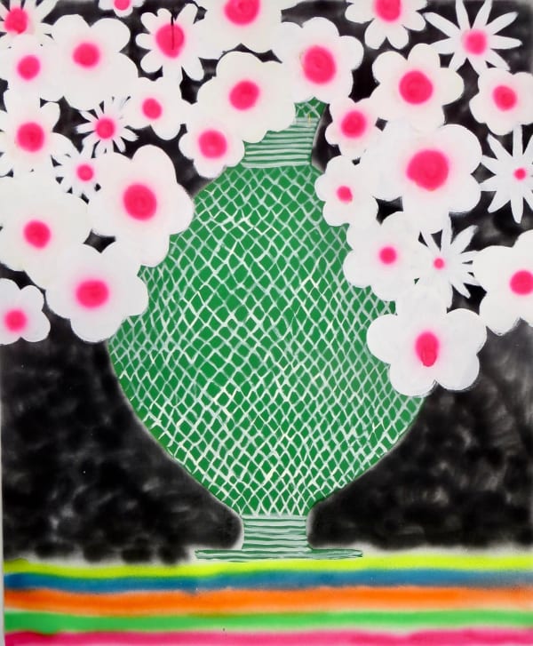 Gabrielle Graessle, green vase, 2022