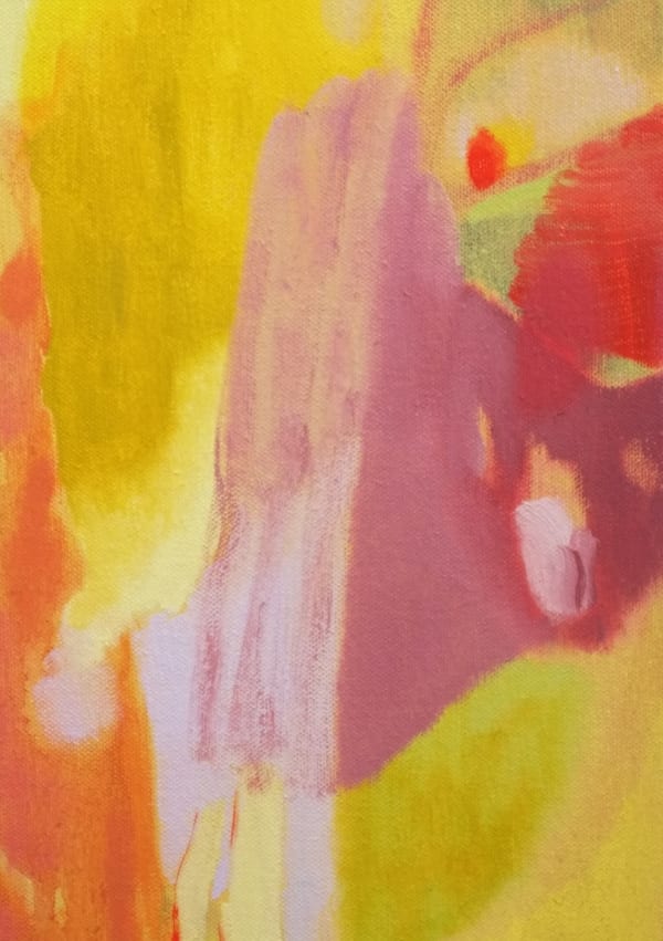 Rhiannon Inman-Simpson, Circling the edges, 2023, oil on canvas, 30x40 cm