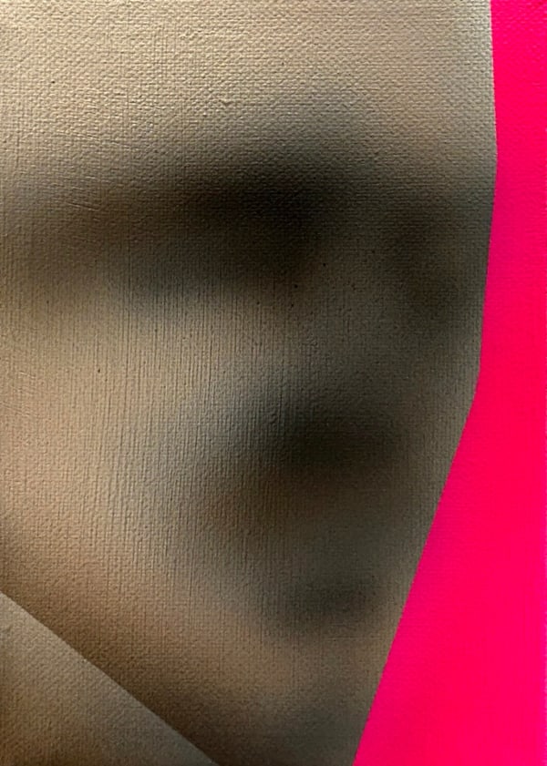 Gao Hang, Untitled No. 3, Acrylic on canvas, 7x5 inches, 2023