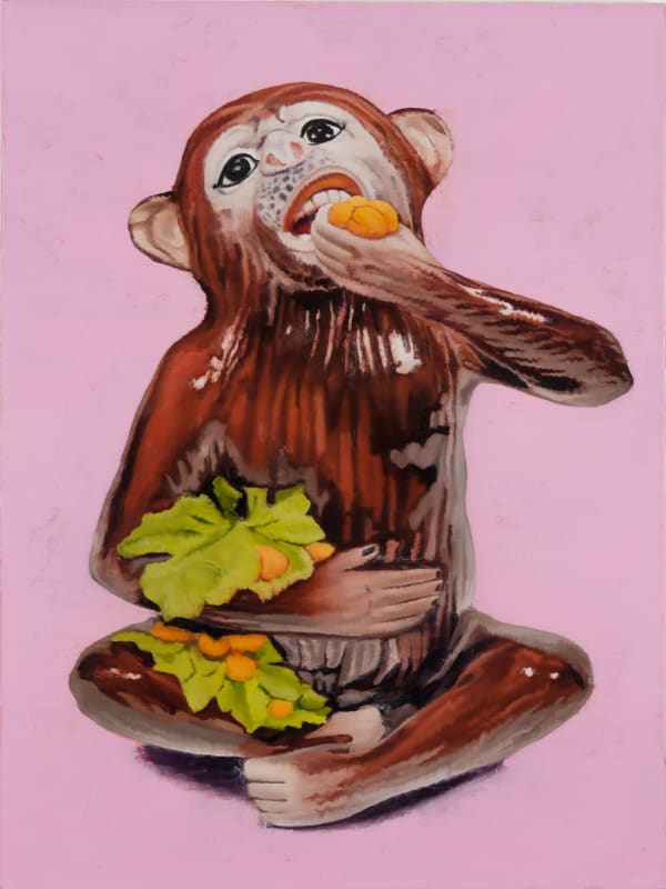 Nathan Ritterpusch, Monkey Eating Oranges, 2023