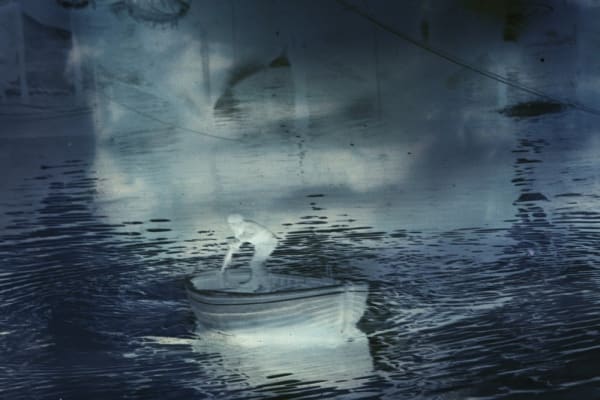 Tessa Traeger, From the series Chemistry of Light No.10, Glass negative c.1890 12 x 10 in silver gelatin emulsion in decay, 2012