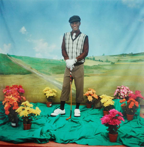 Samuel Fosso, From the series Tati, Le Golfeur, 1997