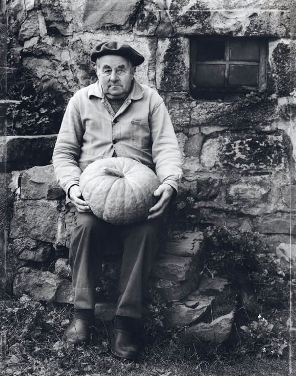 Tessa Traeger, From the series Voices of the Vivarais, A Pumpkin for the Market, 1993