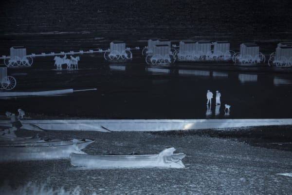 Tessa Traeger, From the series Chemistry of Light No.13, Glass negative c.1890 12 x 10 in silver gelatin emulsion in decay, 2012