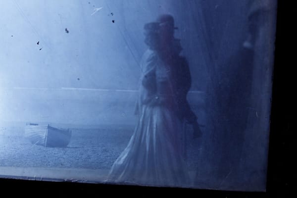 Tessa Traeger, From the series Chemistry of Light No.11, Glass negative c.1890 12 x 10 in silver gelatin emulsion in decay, 2012