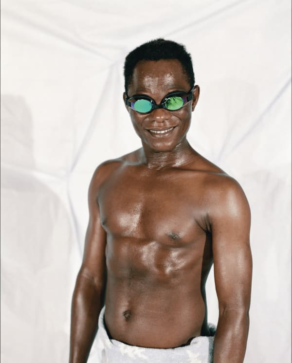 Samuel Fosso, From the series Tati, Le Maitre Nageur, 1997