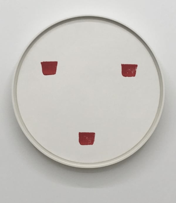 Niele Toroni, Empreintes de pinceau n°50 à intervales de 30 cm, 1997