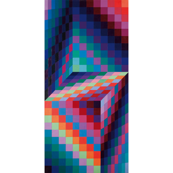 Victor Vasarely, Gestal Pyr, 1969