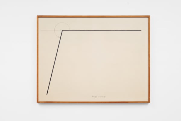 Bernar Venet, Angle Rentrant, 1976