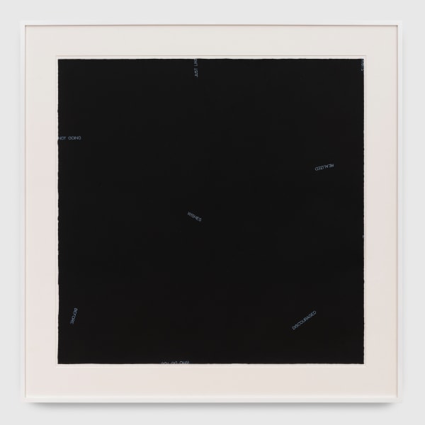 Robert Barry, Untitled, 1990