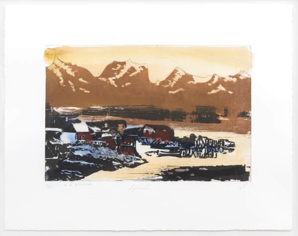 HM Queen Sonja and Lars Lerin, Lofoten I, 2022