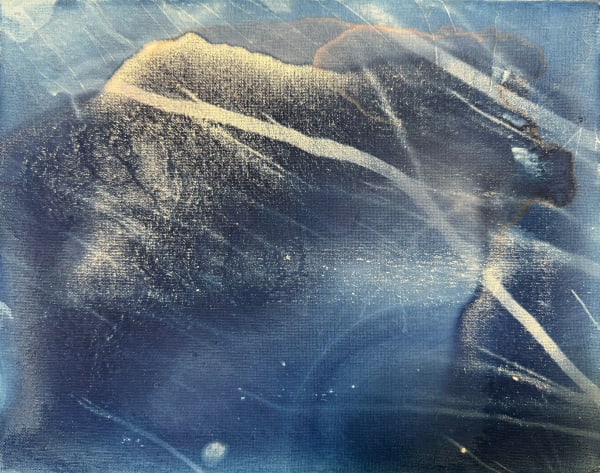 Stella Zhang, Shades of Blue Memory 4, 2024