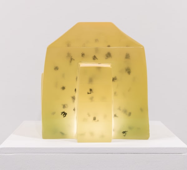 Xiaoze Xie, Rain of Languages (The Heart Sutra), 语言之雨（心经）, 2023