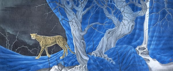 LYU Peng, Blue Mountain 蓝山, 2023