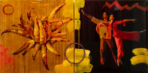 Hung Liu, Light Source, 2016