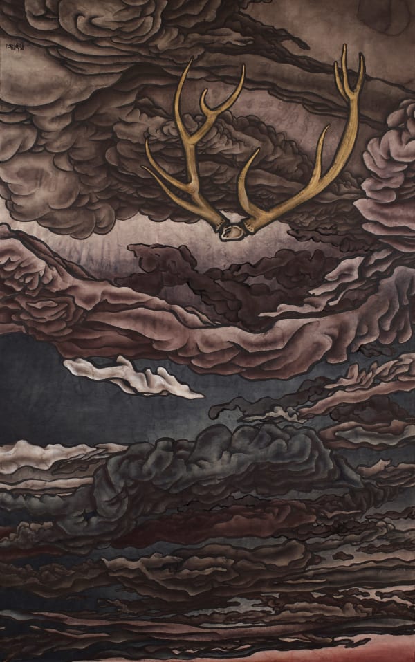 YANG Jiechang, On Ascension - Golden Antlers, 2008