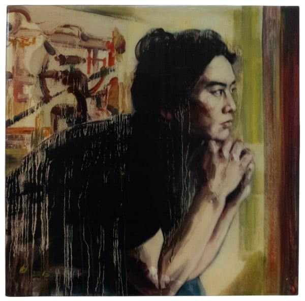 Hung Liu, Portrait of Chinese Self, Muralist, 2013