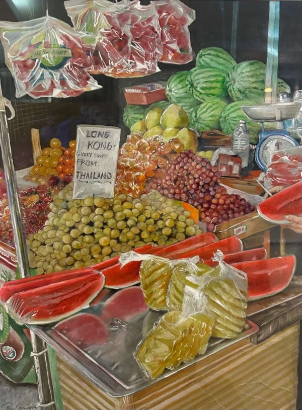Rey Narvasa, Fruit Stand, 2024