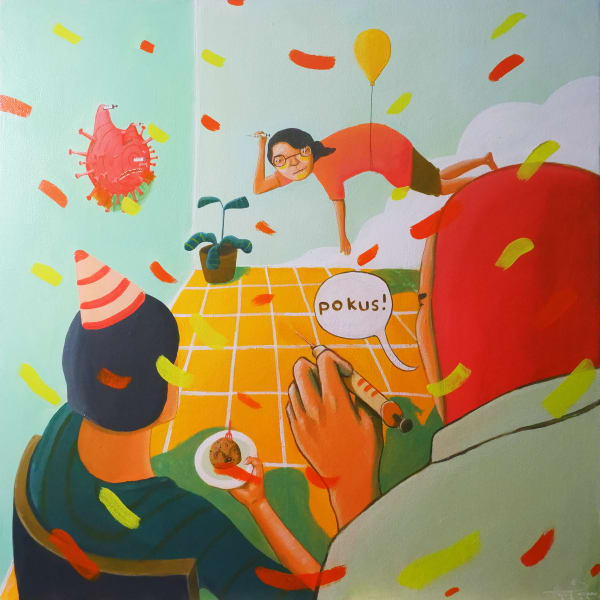 Kiko Moran, Vaccine Party, 2022