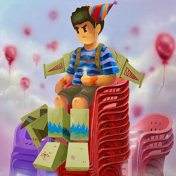 Gabo Corpuz, Enthroned, 2024