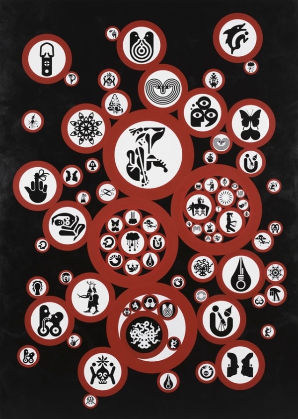 Ryan McGinness, Signals Painting 1, 2016