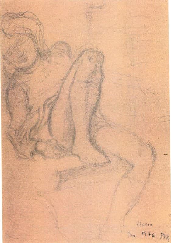 Balthus, Katia dans un fauteuil, 1970-71