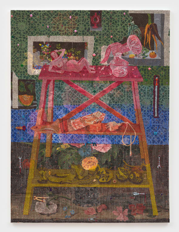 Talia Levitt, Three Rungs of Painting (And Existence), 2024