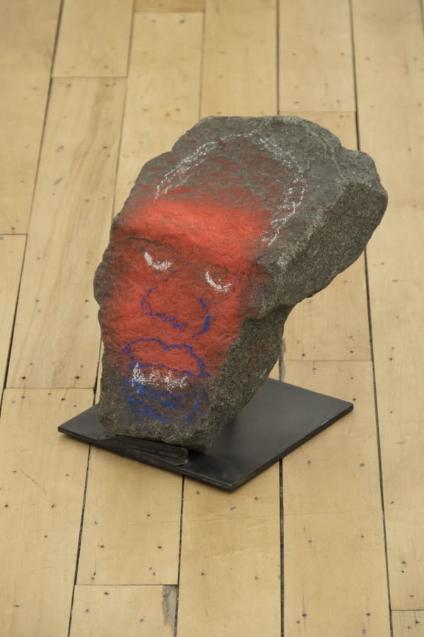 Curtis Talwst Santiago, Redface Ancestor Rock I, 2016