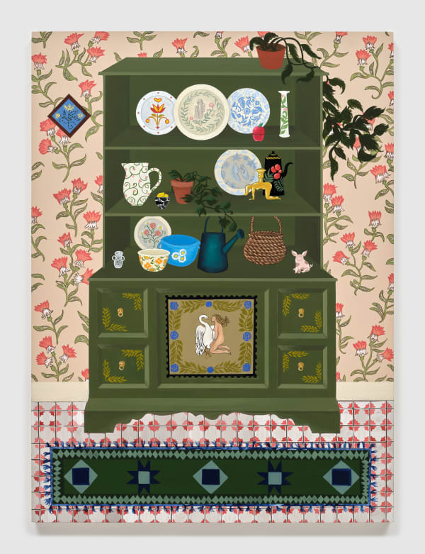 Anne Buckwalter, Leda and the Swan Cupboard, 2025