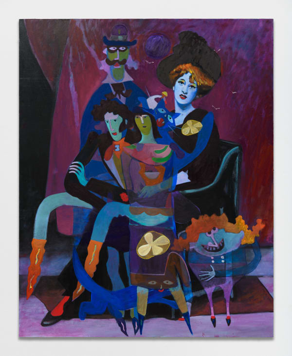 Joshua Petker, Purple Curtain, 2025