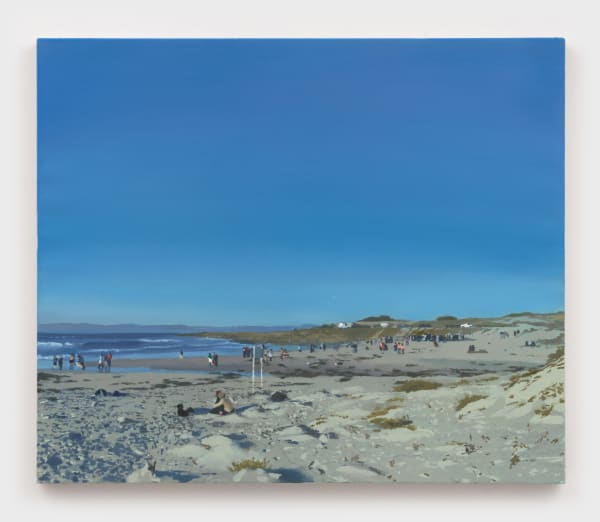 Roger White, Carmel Beach, New Year's Day, 2024