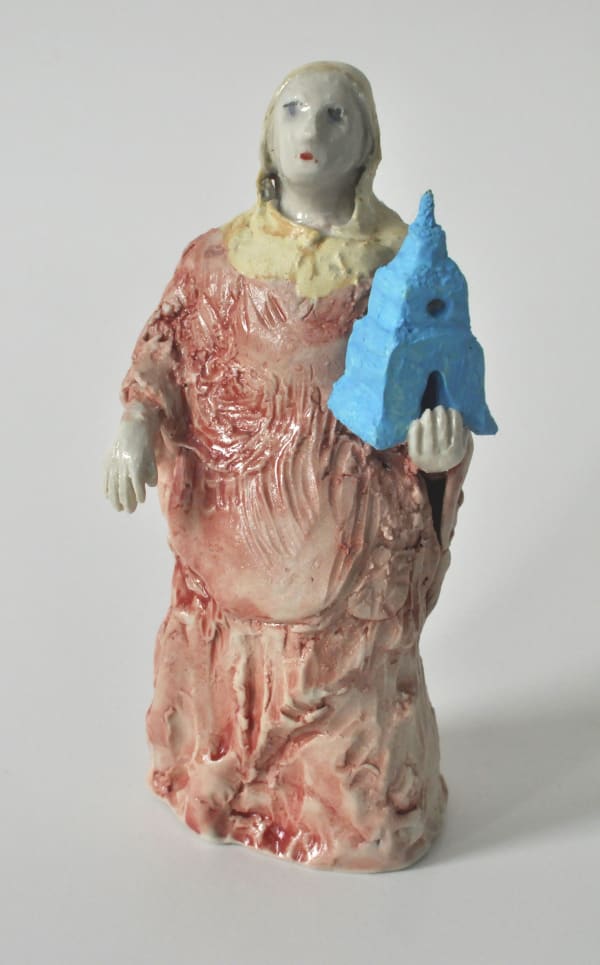 Mary Carlson, Barbara (after the Master of Trebon), 2017