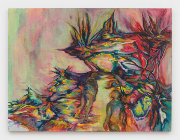 Erica Mao, glowing above, endless sky, 2022