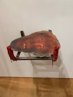 Curtis Talwst Santiago, Redface Ancestor Rock II, 2017