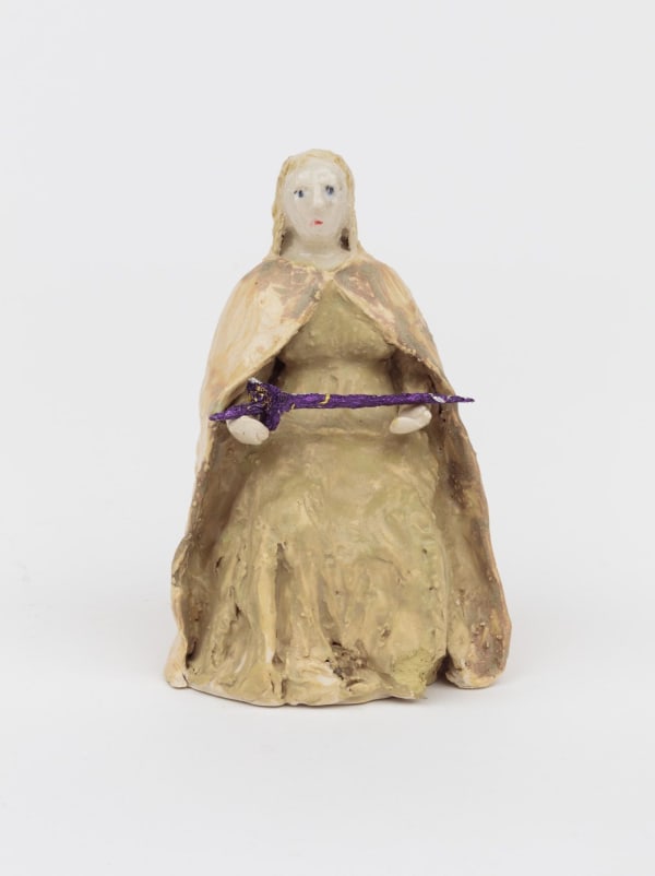 Mary Carlson, Virtue (after Giotto), 2018