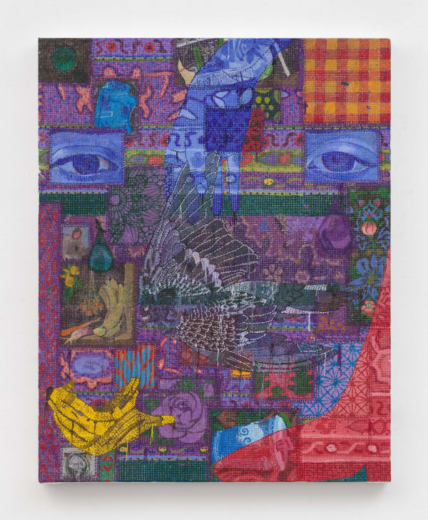 Talia Levitt, Unswept Floor, a Color Wheel, 2023