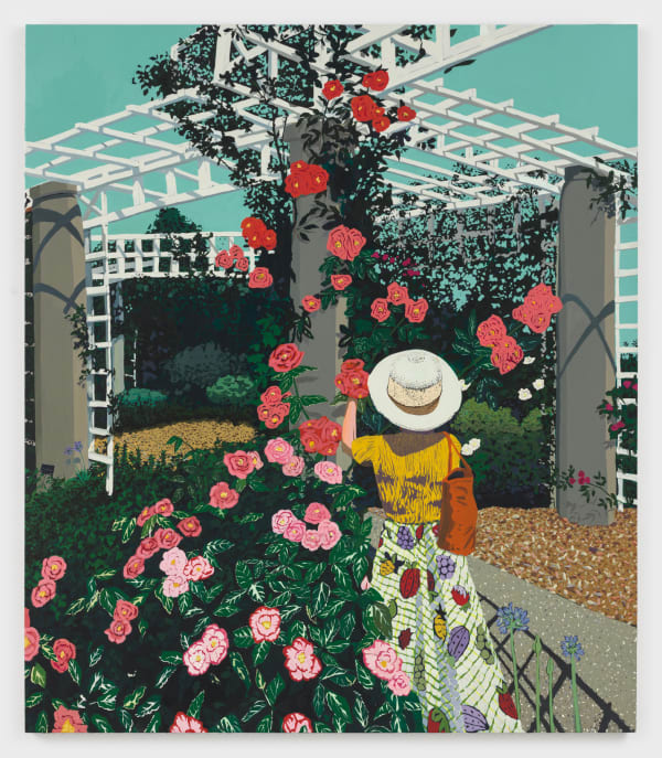 Hilary Pecis, Hopie in the Garden, 2021