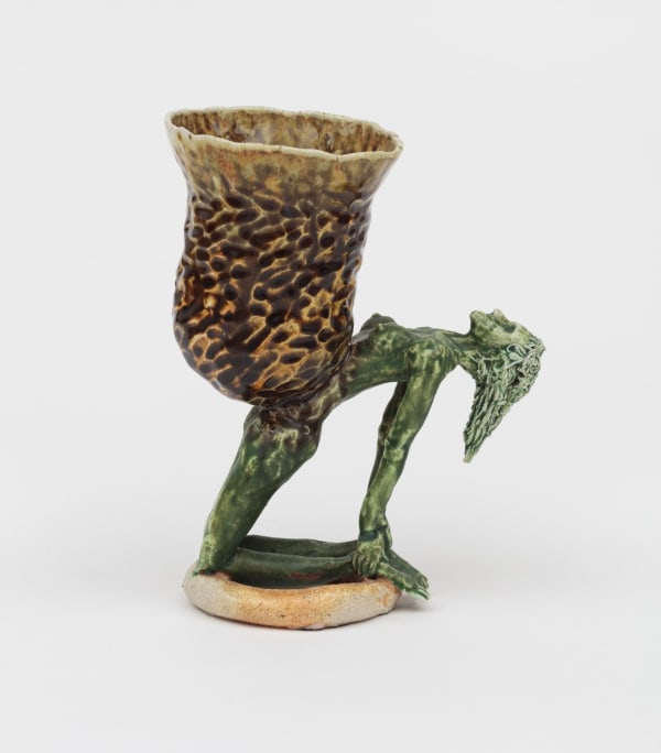 Arnie Zimmerman, Arching Green Woman Vase, 2015
