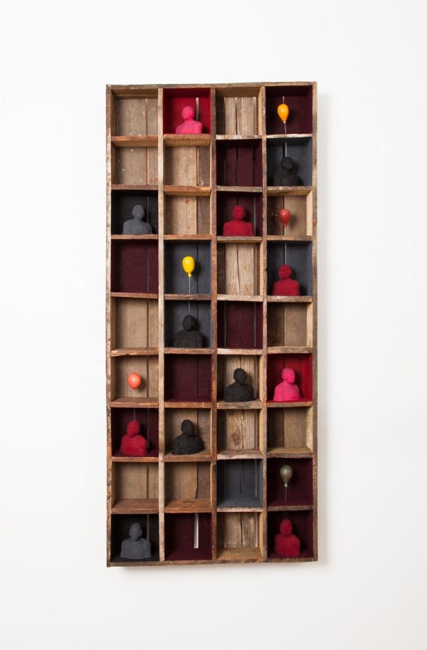 Derek Fordjour, Unitorium, 2017