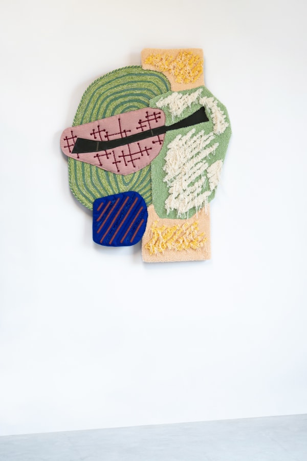 Kiki van Eijk, Textile Collage - Spring green