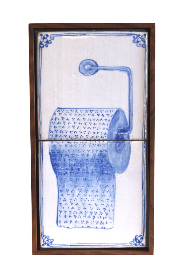 Chris Rijk, Untitled (Toilet roll), 2025