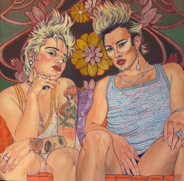 Julia von Kienlin, Two Blondes from Berlin