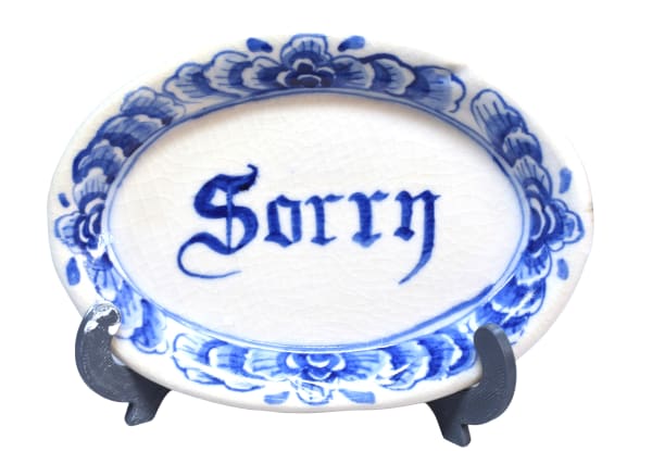 Chris Rijk, Untitled (Sorry)