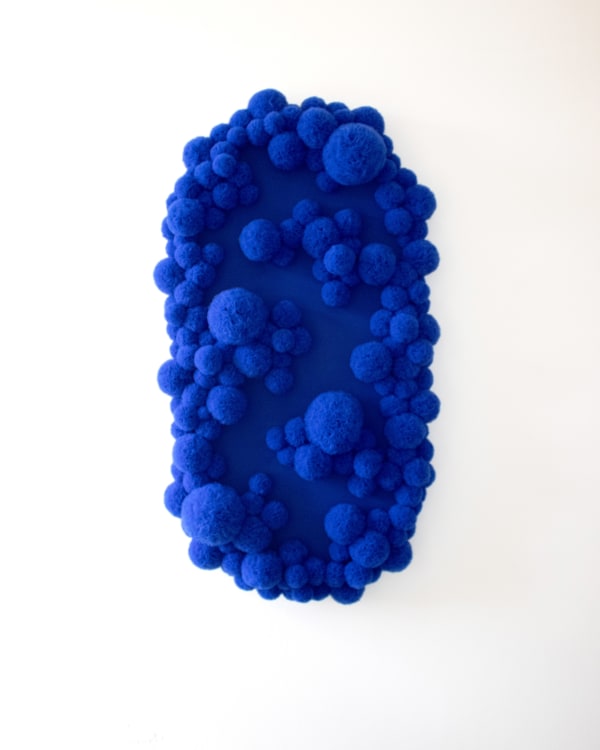 Sofie Aaldering, Wall sculpture blue M