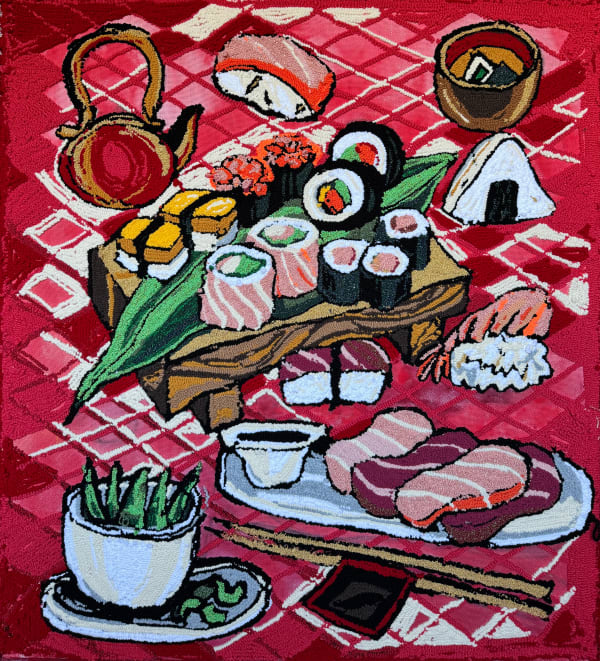 Julia Kiryanova - Still life with sashimi