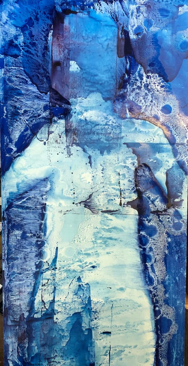 Indra Joachimsthal, "Blue" part of the triptych Bodies: blue, black and red
