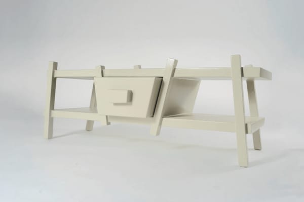 Dirk Duif, 2 faces cabinet white