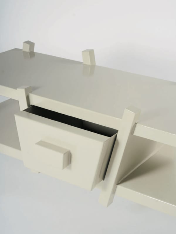 Dirk Duif, 2 faces cabinet white