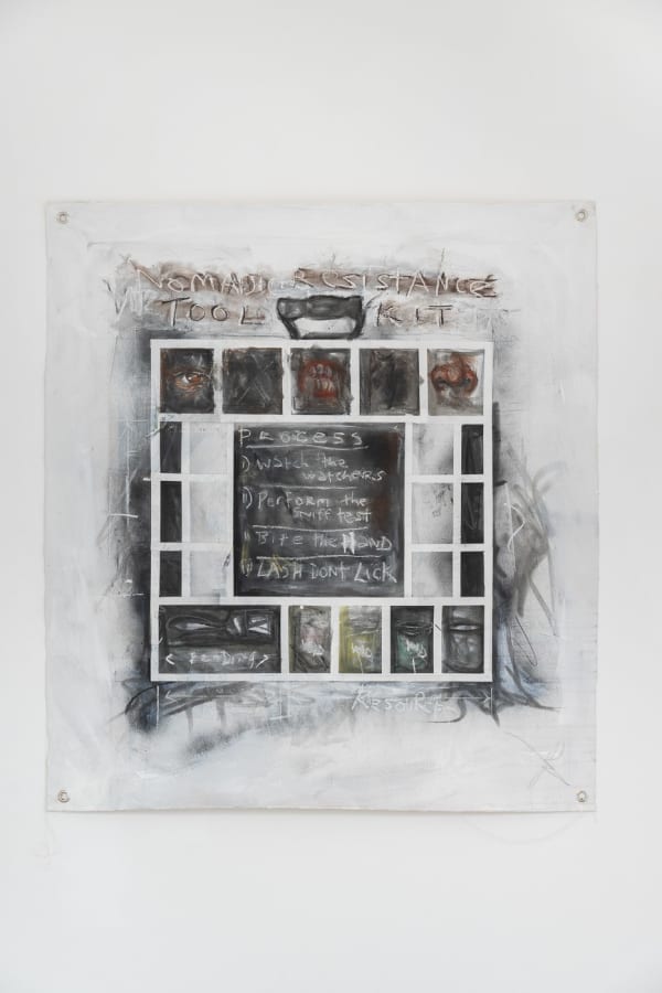 Keith Piper, A working drawing towards a Resistance Toolkit, 2025