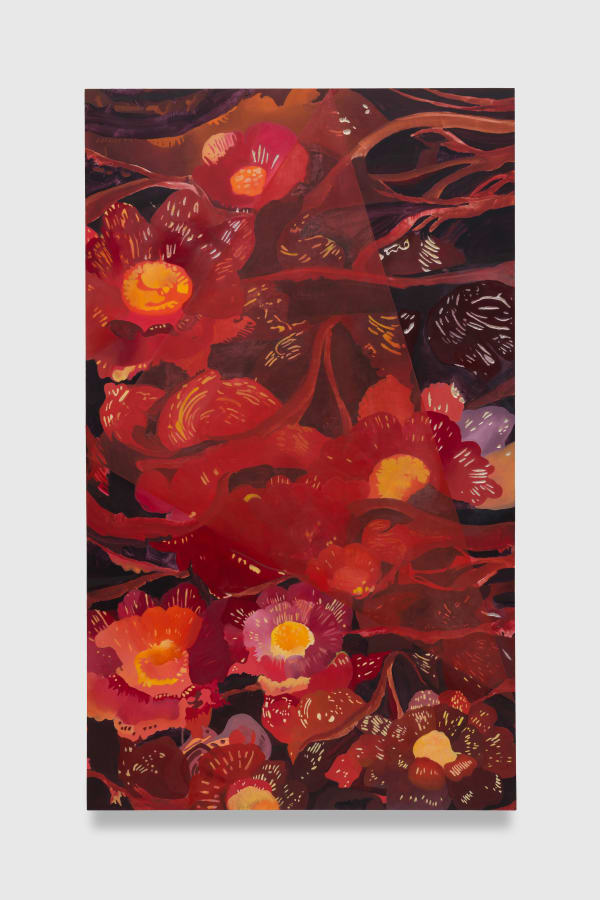 Baseera Khan, Coppice Maroon Heart (Grand Trine series), 2025